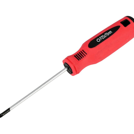 Schroevendraaier PZ0 75mm Cr-V, ideaal voor Pozi schroeven.