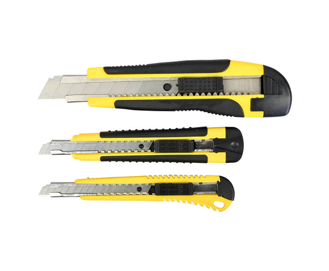 Afbreekmessen Set: 9 mm & 18 mm Snijwerk met 20 Reservemessen