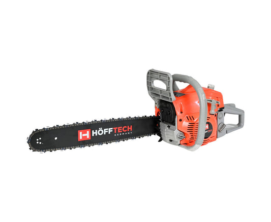 Krachtige 20" 58CC Benzine Kettingzaag, ideaal voor bomen snoeien.