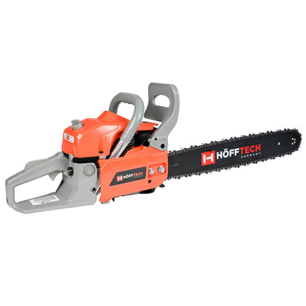 Krachtige 20" 58CC Benzine Kettingzaag, ideaal voor bomen snoeien.