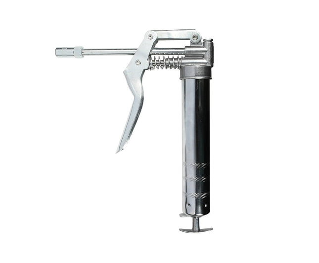 Eenhands Vetspuit 85g, Inclusief Flexibele Slang & Vaste Pijp 135mm