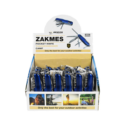 Zakmes met 7 functies voor outdoor en dagelijks gebruik