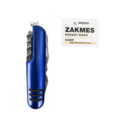 Zakmes met 7 functies voor outdoor en dagelijks gebruik