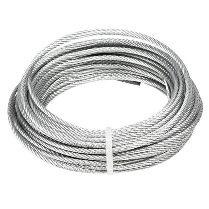 Staalkabel 3 mm x 15 mtr voor zware belastingen en buitengebruik