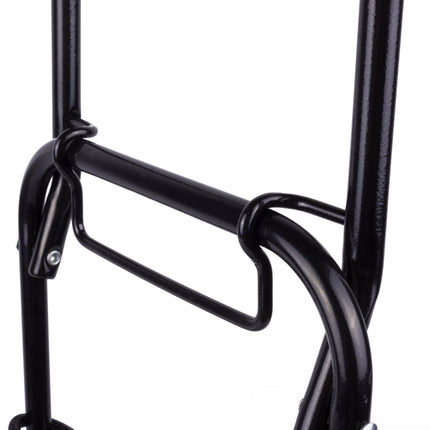 Trolley opvouwbaar zwart – Afm. opgevouwen 51x30cm., Afm. uitgevouwen 88 x 34cm