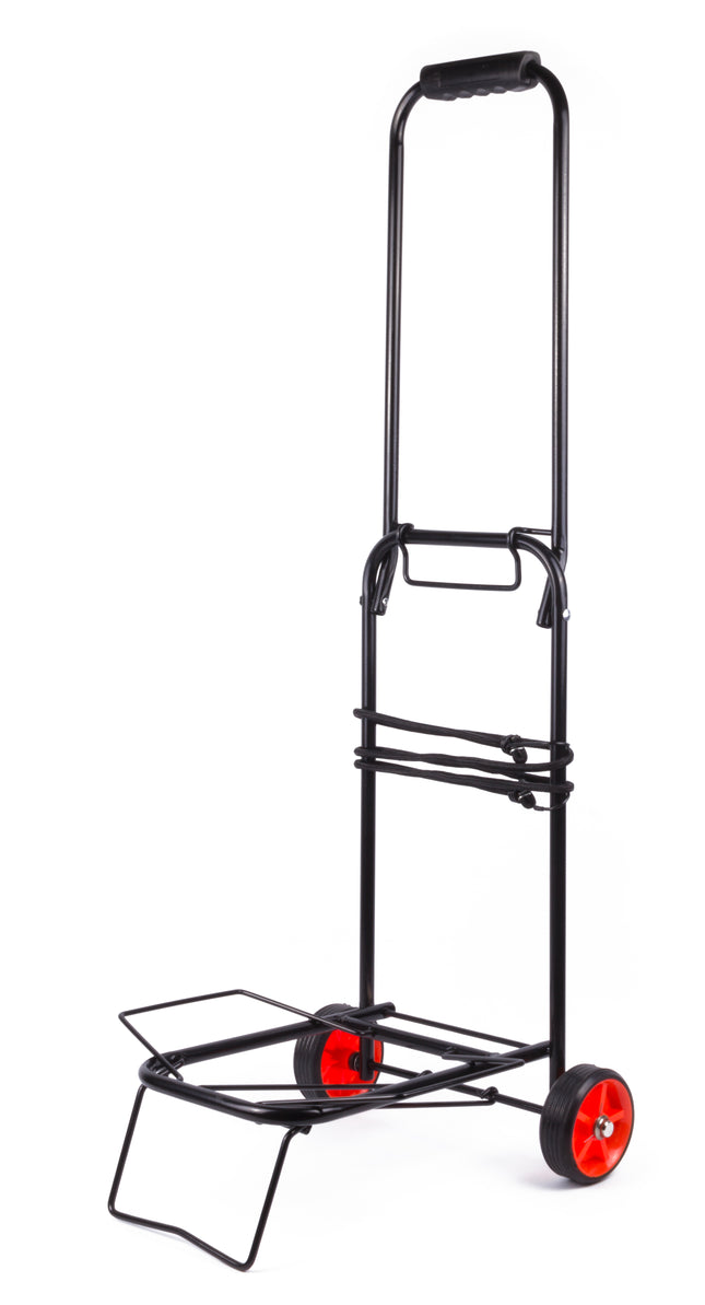 Trolley opvouwbaar zwart – Afm. opgevouwen 51x30cm., Afm. uitgevouwen 88 x 34cm