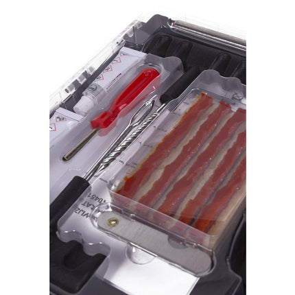 28-delige Autoband Reparatieset: Inclusief 20 Proppen & Drukmeter