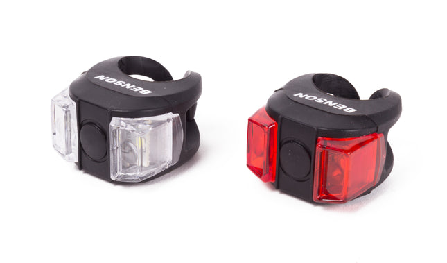 Fietslamp LED 2 dlg silicone – Functie snelle flits-trage flits-aan-uit, 31,8 mm
