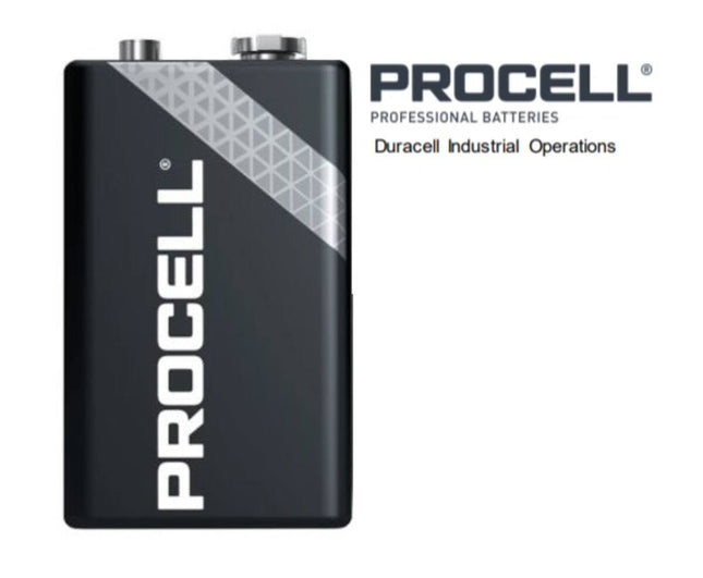 Duracell Procell 9V Alkaline Batterijen - 10 stuks, voor pro-apparaten