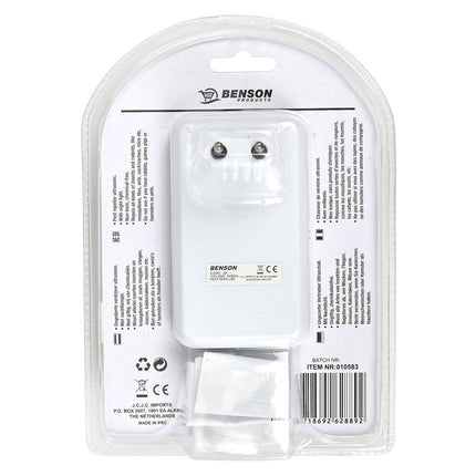 Ultrasone Ongedierte Verdrijver met Nachtlamp, Werkt tegen Insecten