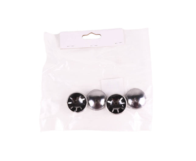 Borgdopset ø20 mm, 4-delig, voor stevige wiel- en bandbevestiging.