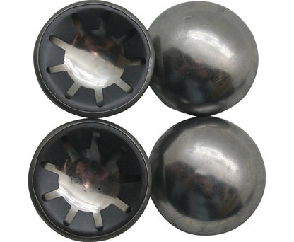Borgdopset ø20 mm, 4-delig, voor stevige wiel- en bandbevestiging.