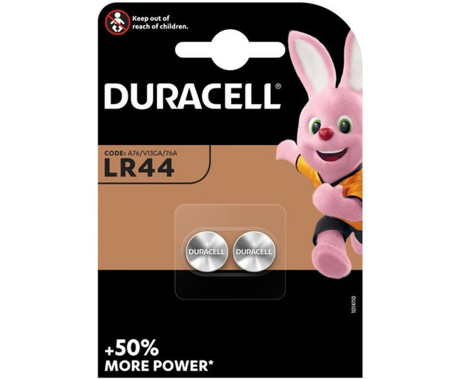 Duracell LR44 Batterijen 1.5V - Ideaal voor Horloges/Elektronica