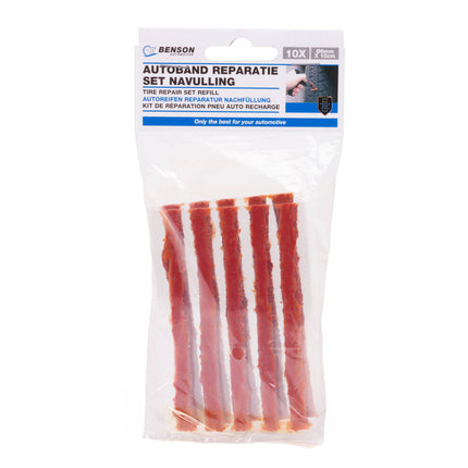 Autoband Reparatieset Navulling - 10x10 cm Veters voor Tubeless Banden