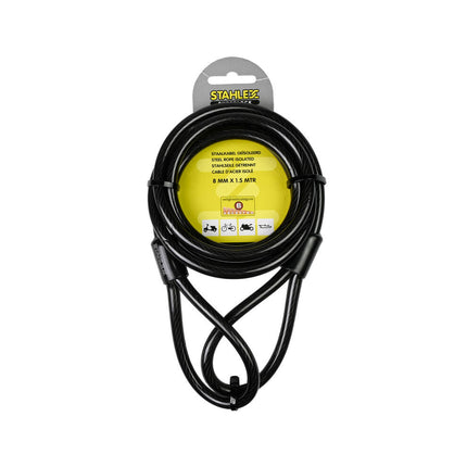 Geïsoleerde Staalkabel 8mm x 1.5m voor Bouw en Industrie