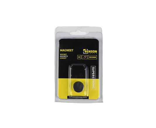 3x Supersterke Magneten 18x3mm voor Whiteboards & Koelkasten