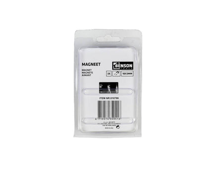3x Supersterke Magneten 18x3mm voor Whiteboards & Koelkasten