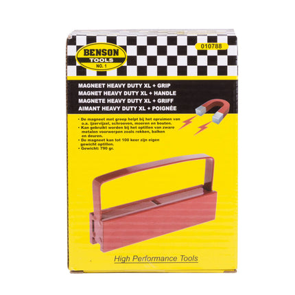 Magneet Heavy Duty XL + Grip, 100x gewicht tillen, ideaal voor metaal