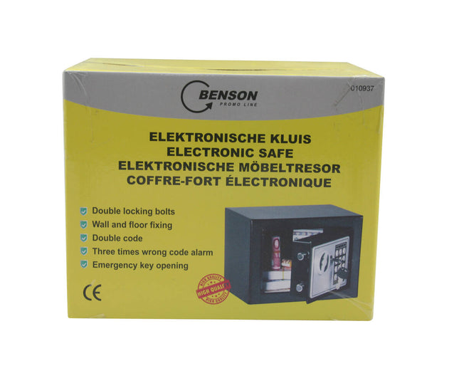 Elektronische Kluis 170x230x170 mm - Veiligheid voor Documenten & Sieraden