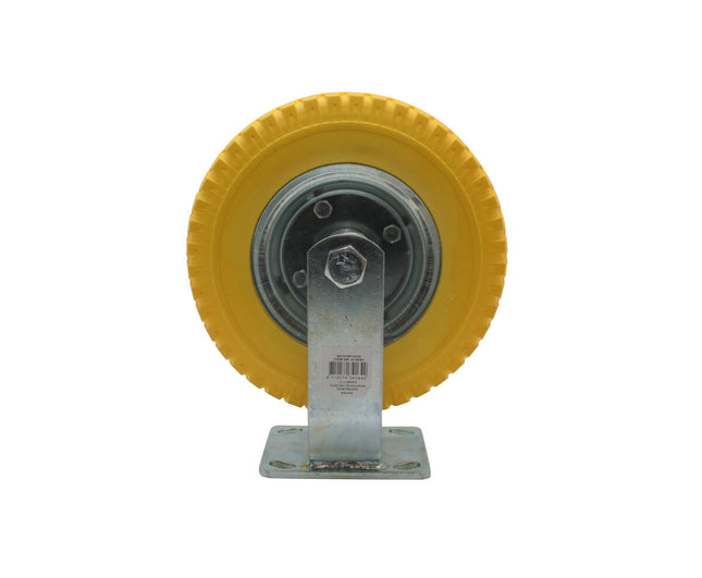 Bokwiel 8" PU Band 2.50-4, 80kg, 360° draai, voor karren/logistiek