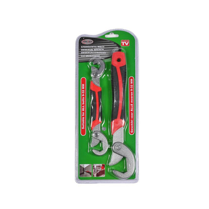 Steeksleutelset 2-delig: 9-32 mm, chroom-vanadium, ideaal voor auto's.