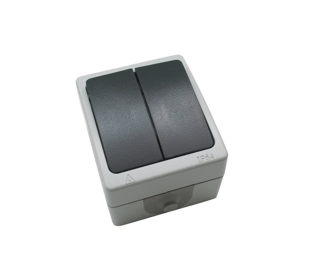 Waterdichte Opbouwschakelaar IP54, 16A, 250V, ideaal voor buitengebruik