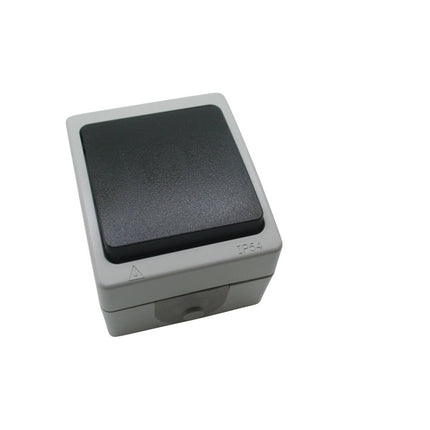 Schakelaar 1-voudig 10A Waterdicht IP54 voor Binnen/Buiten Installaties