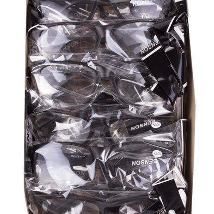 Leesbril cannes zwart +2.00 – Glasmaat hoogte 42 mm, breedte 54 mm, 143 mm, 42 mm