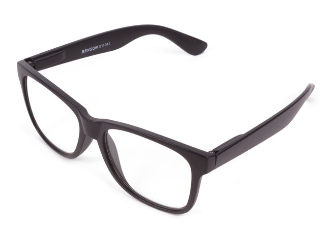 Leesbril cannes zwart +2.50 – Glasmaat hoogte 42 mm, breedte 54 mm, 143 mm, 42 mm