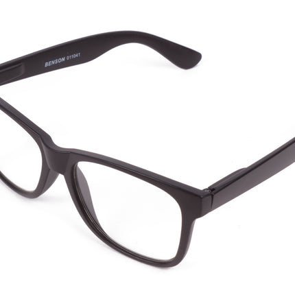 Leesbril cannes zwart +4.00 – Glasmaat hoogte 42 mm, breedte 54 mm, 143 mm, 42 mm