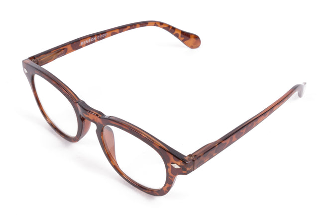 Leesbril vancouver demi brown +2.00 – Glasmaat hoogte 38 mm, breedte 46 mm, 141 mm