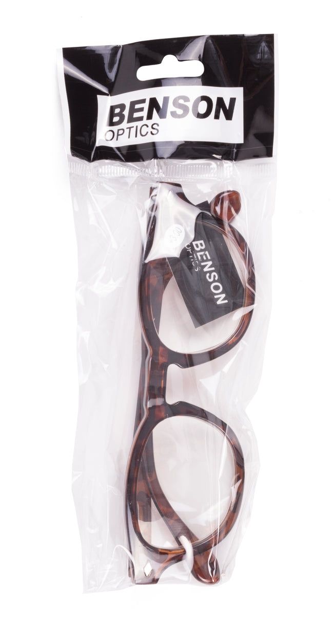 Leesbril vancouver demi brown +4.00 – Glasmaat hoogte 38 mm, breedte 46 mm, 141 mm