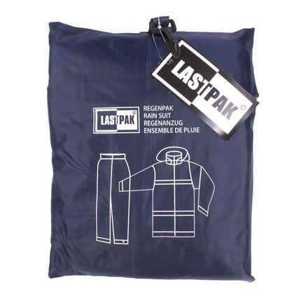 Regenpak blauw maat M – Materiaal polyester
