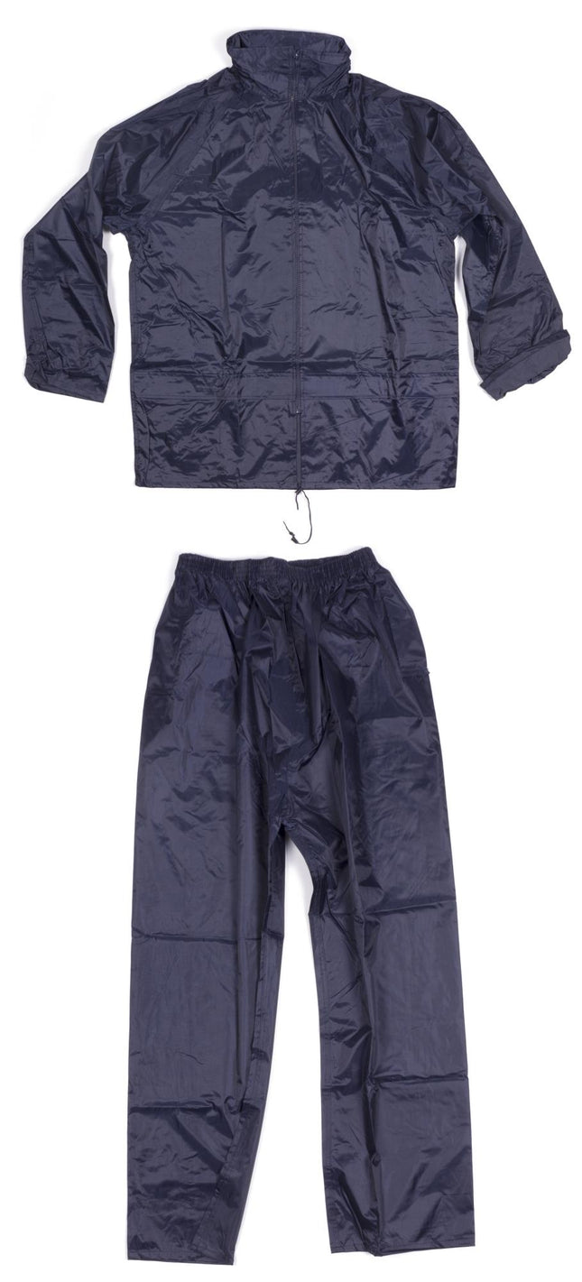 Regenpak blauw maat XL – Materiaal polyester