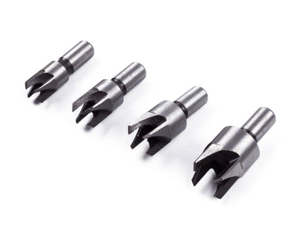 4-delige Proppenboor Set 6-13mm voor Zachte Houtsoorten