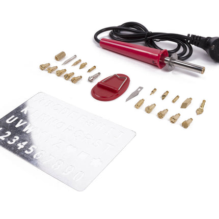 Houtbrander Soldeerset 15-30W 26dlg: Voor hout, leer, elektronica.