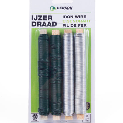 IJzerdraad 4 dlg 0.70 mm x 30 mtr – Dikte 0,7mm, Lengte 30 mtr per rol, 0,7mm