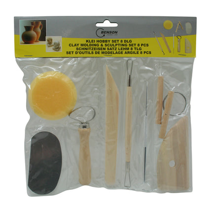 Klei hobby set 8 dlg