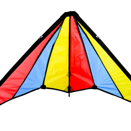Stuntvlieger 130 x 60 cm – Afmeting vlieger 130 x 60 cm, Touwlengte 50 M, 50 M