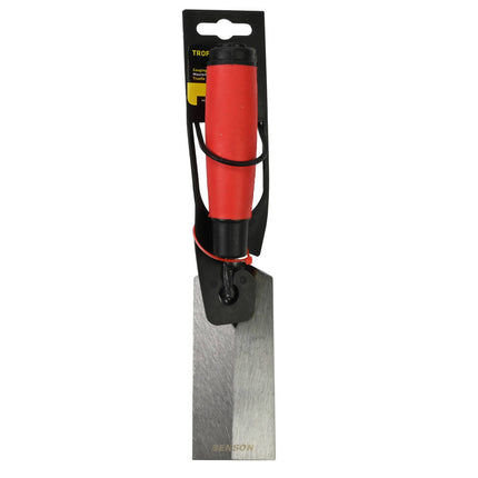 Troffel 125x50 mm, RVS, voor mortel en pleisterwerk, nauwkeurig.