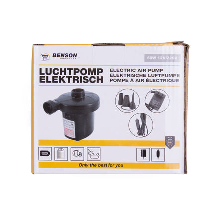 Luchtpomp elektrisch 50W 12V/220V – Vermogen 50W, Capaciteit 230 ltr/min., 230V