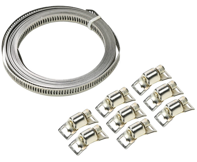Universele Slangklemmen Set 8mm x 3m: Ideaal voor Loodgieterswerk