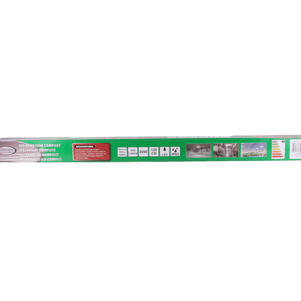 LED Armatuur 20W T8, 120cm, IP65, 1500lm, 4000K, voor garages en werkplaatsen