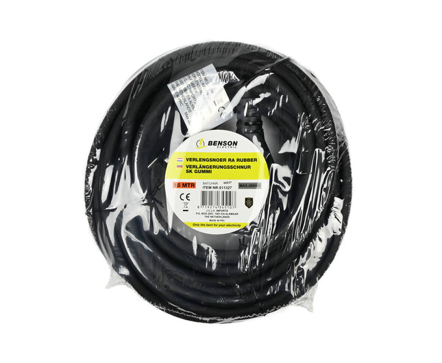 Verlengsnoer 15m, 3x1.5mm², IP44, max 3500W, tuingereedschap.