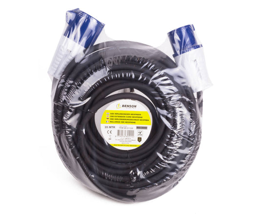 CEE Verlengsnoer 20m Neopreen IP44 - Ideaal voor Buitenactiviteiten