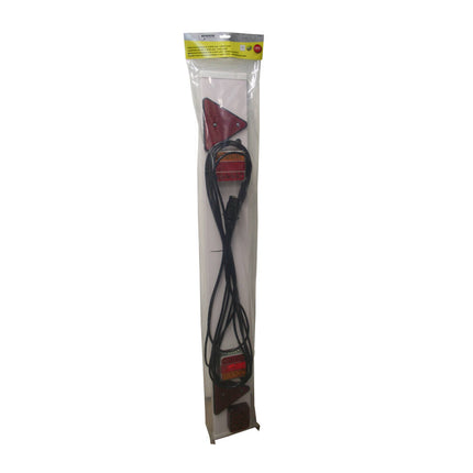 Verlichtingsbalk 1.2m, 9m kabel, 44 LED, mistlicht E11, trailers