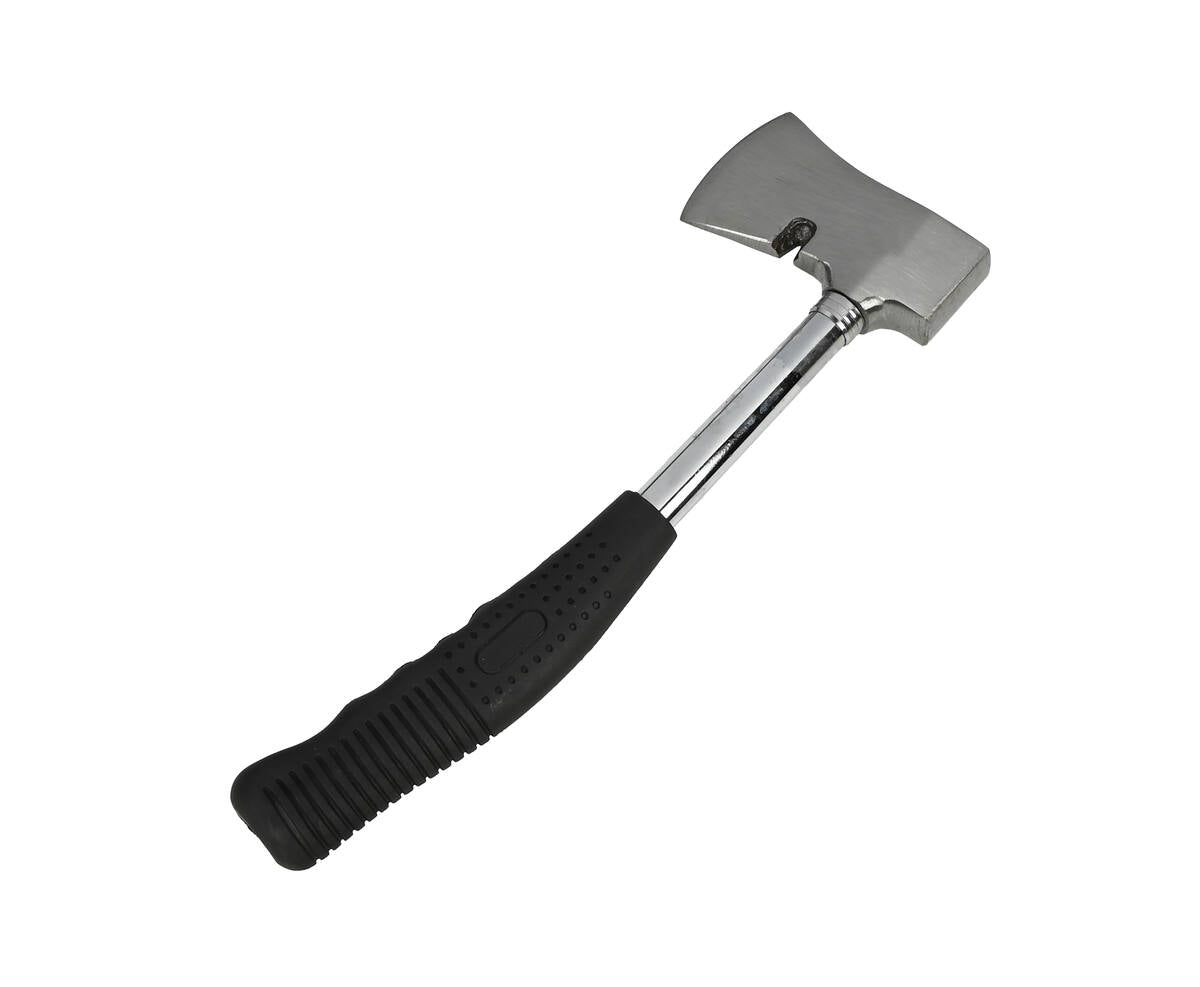 34 cm Bijl met Gebogen Steel, Anti-slip Grip, Ideaal voor Hout Hakken