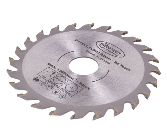 Cirkelzaagblad 115mm, 24 Tands, Voor Hout en Multiplex Zagen