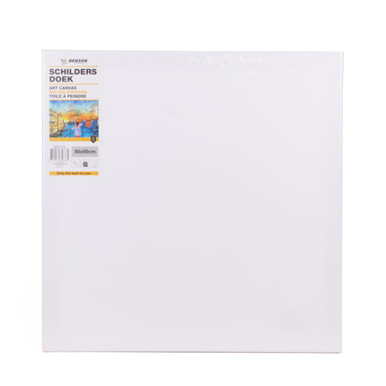 Schilders doek 50 x 50 cm – Geschikt voor olie, acryl verf en airbrush, 280g