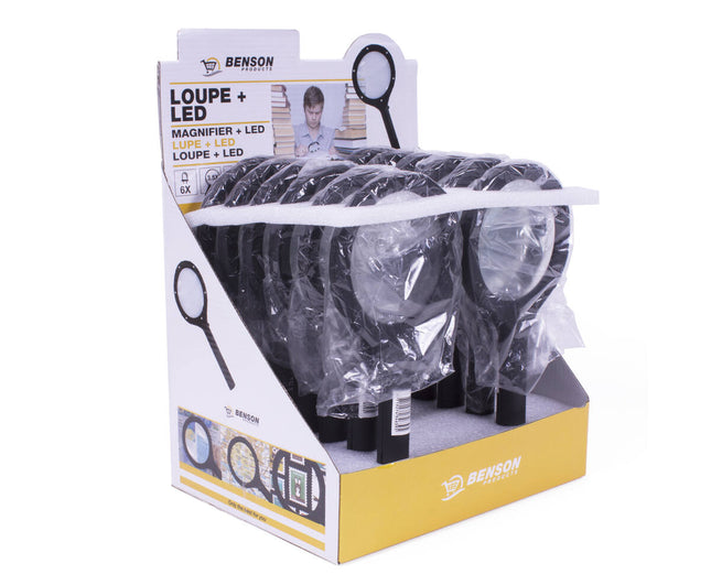 Loupe 6x LED - 85mm Vergrootglas voor Lezen en Modelbouw